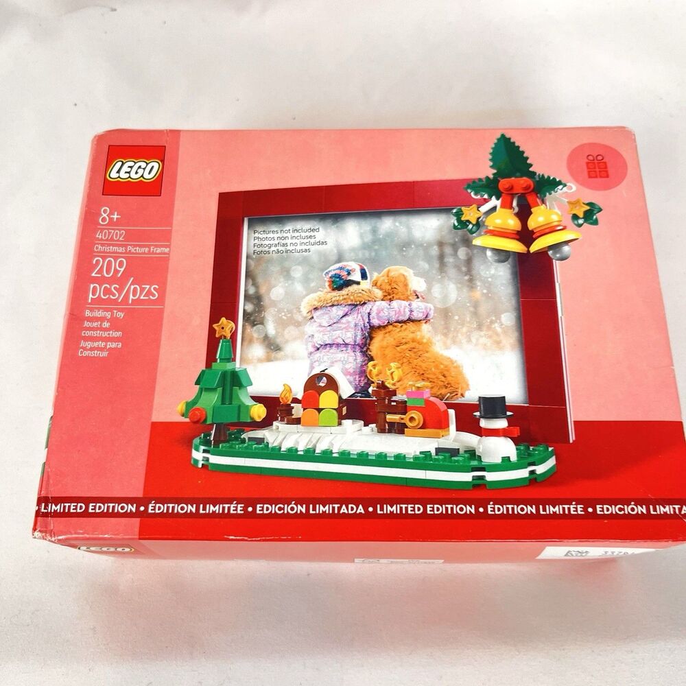 LEGO 40702 Christmas Picture Frame 209pcs Set Limited Edition New Box Wear - Picture 7 of 10